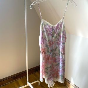 90s Victoria’s Secret Floral Teddy Onesie